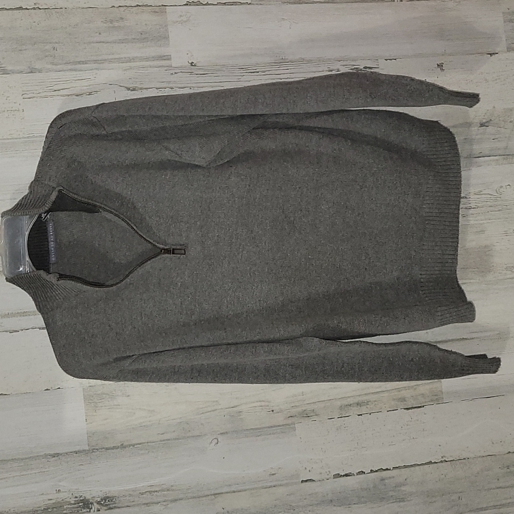 OSCAR DE LA RENTA HALF ZIP SWEATER - Picture 1 of 11